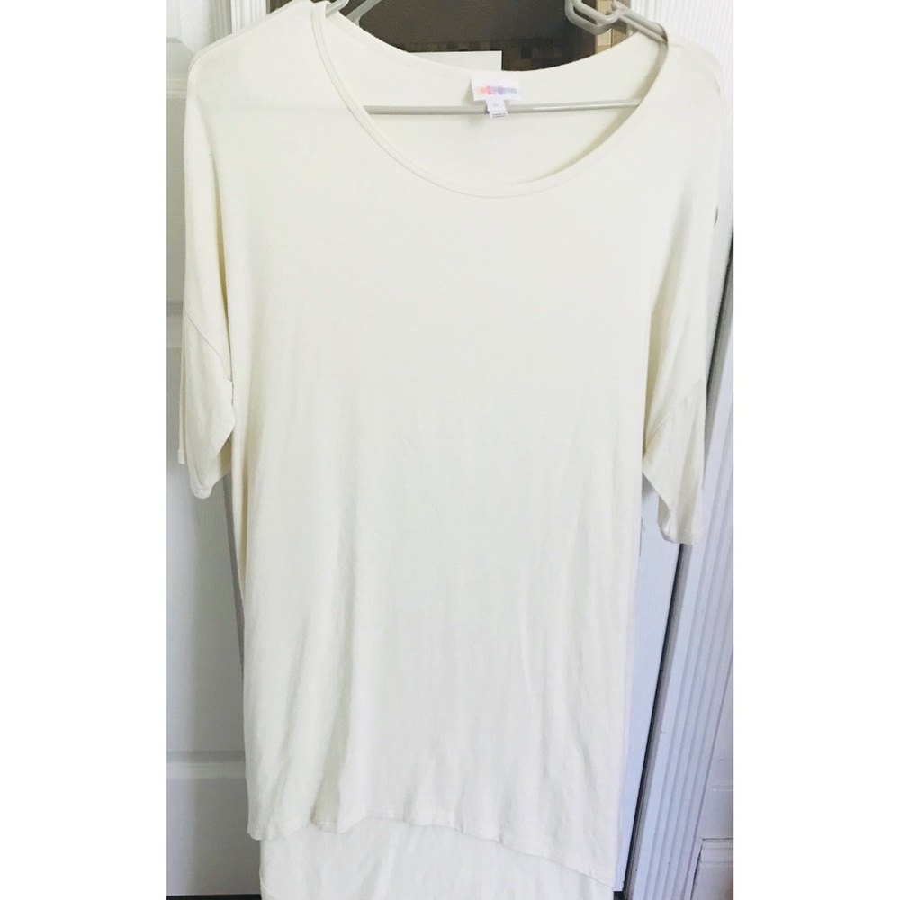 LuLaRoe Solid Ivory Irma Small NWT